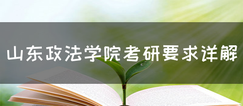 山东政法学院考研要求详解