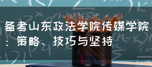 备考山东政法学院传媒学院：策略、技巧与坚持