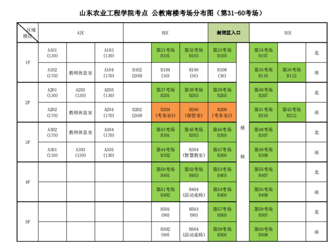 淄博市2024年硕士研究生招生考试考点考场发布啦！(图8)