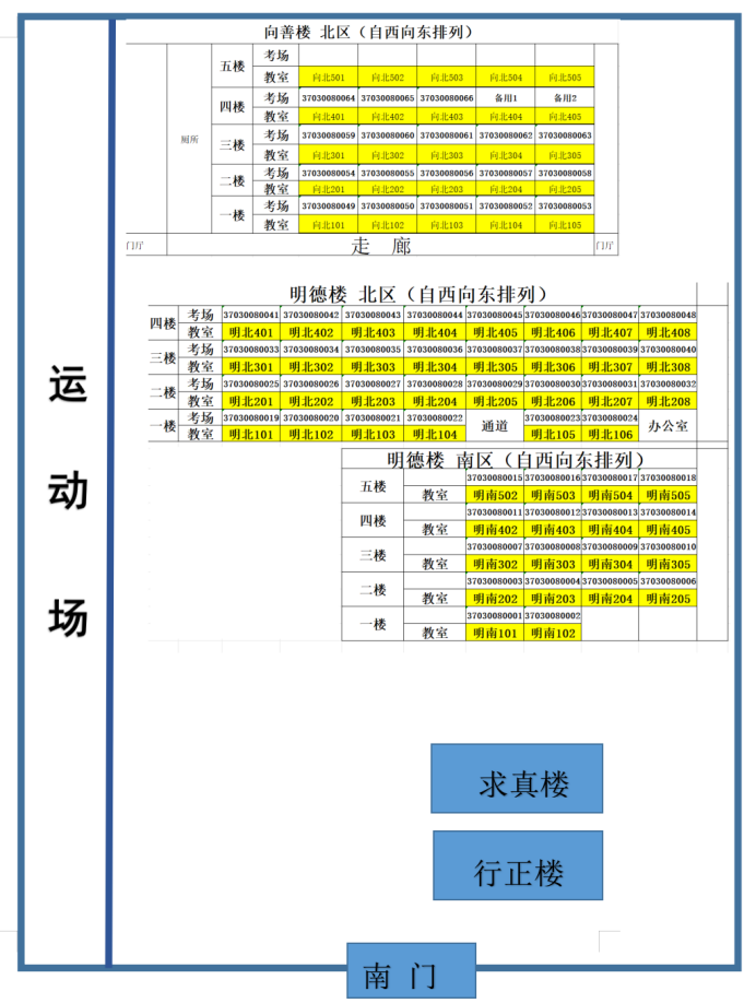 淄博市2024年硕士研究生招生考试考点考场发布啦！(图21)