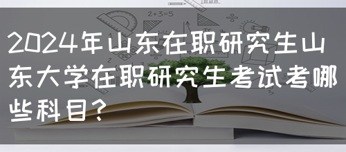 2024年山东在职研究生山东大学在职研究生考试考哪些科目？(图1)