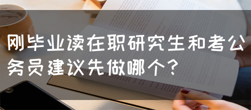 刚毕业读在职研究生和考公务员建议先做哪个？