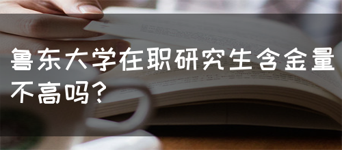 鲁东大学在职研究生含金量不高吗？(图1)