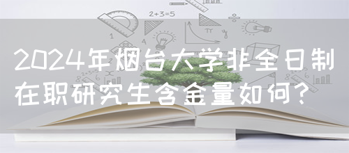 2024年烟台大学非全日制在职研究生含金量如何？